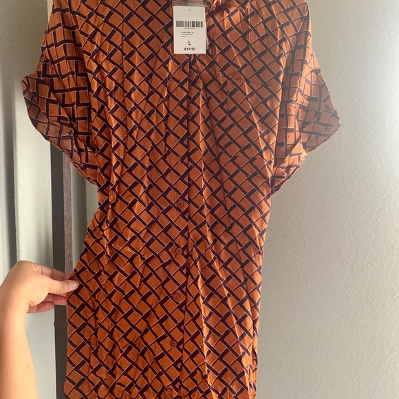 Button up shirt dress - Picture 1 of 3